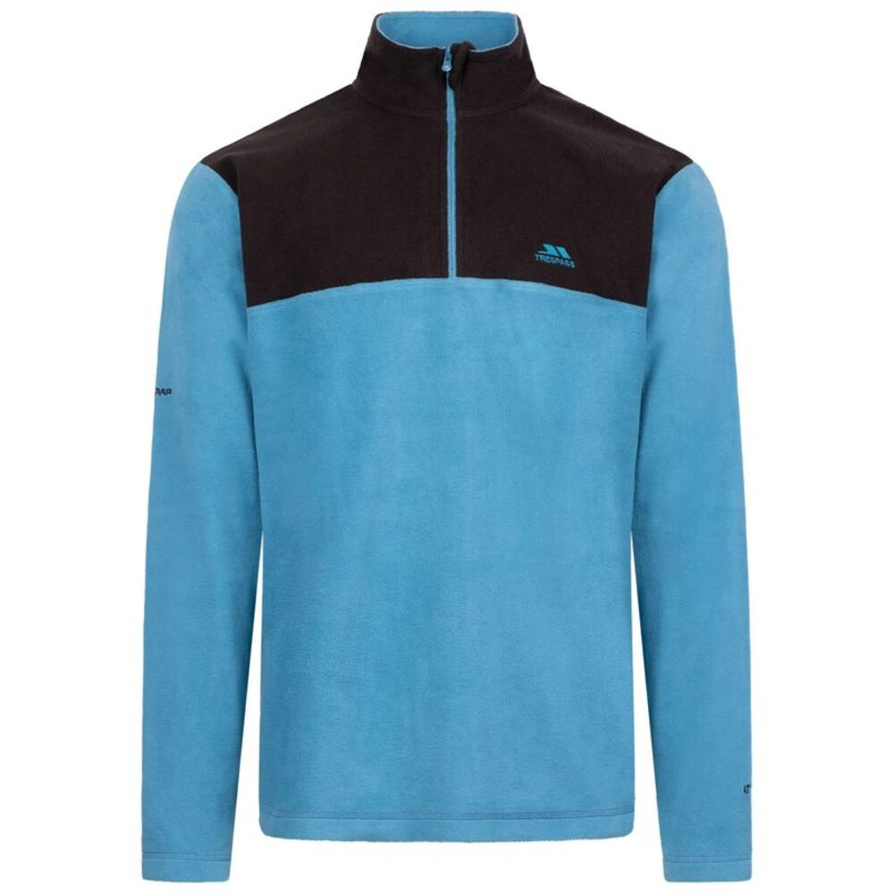 Trespass Mens Curtiston AT100 Fleece Top / Bondi Blue